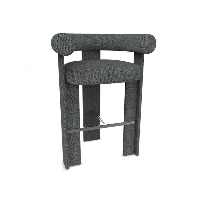 Contemporary Modern Cassette Bar Chair in Safire 09 by Alter Ego For Sale - Image 3 of 7