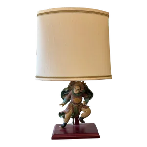 Chinese Roof Tile Converted to a Lamp