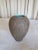 Mid 20th Century Vinage Mid-Century Studio Pottery Teal and Brown Ceramic Lava Vase For Sale - Image 5 of 6