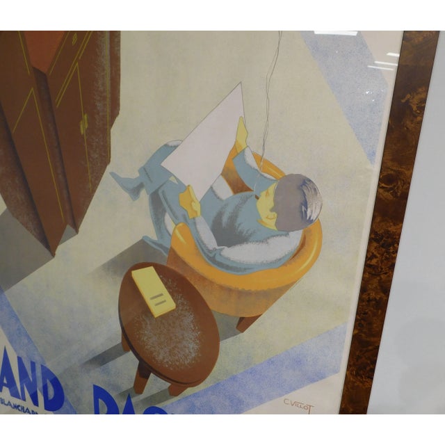 Early 21st Century C. Villot "Au Grand Pasteur Neubles Décoration Chamberg" Giclee Poster For Sale - Image 5 of 13