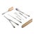 Gold 20th Century Gentlemans Silver and Silver-Plated Grooming and Vanity Set, Set of 8 For Sale - Image 8 of 8