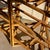 Vintage Coastal Rattan Wrapped Etagere For Sale - Image 9 of 10