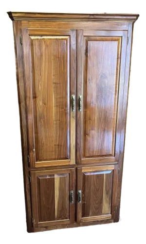 Benchmade Walnut Corner Cabinet