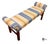Vintage Traditional Chippendale Style Mahogany Frame Upholstered Bench For Sale In Greensboro - Image 6 of 8