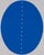 Lucio FONTANA (1899-1968) Blue Spatial Concept Original screen-printed and perforated poster On thick poster paper 50 x 70...