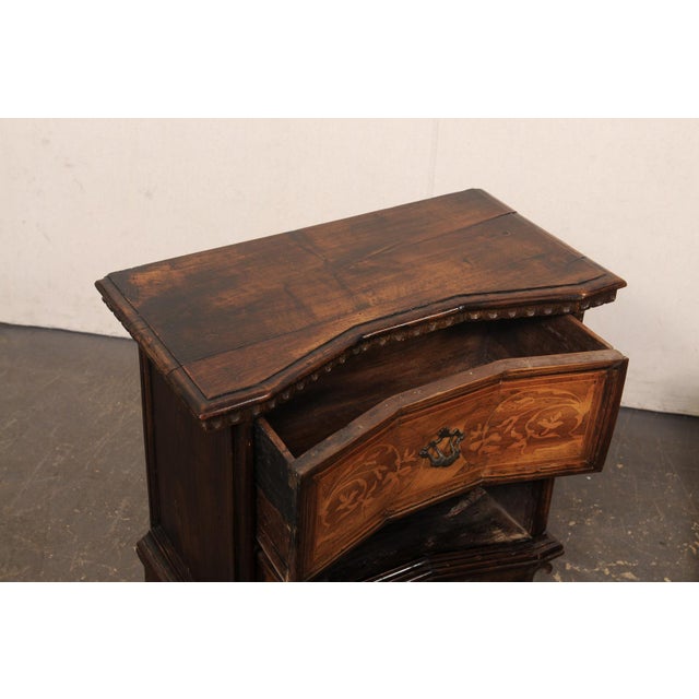 Early 20th Century Venetian Pair Petite Marquetry Side Chests For Sale In Atlanta - Image 6 of 13