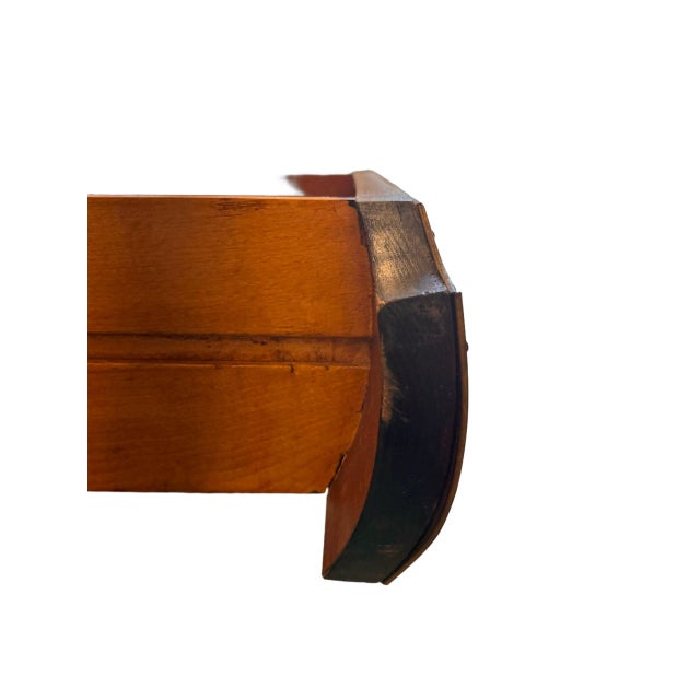 Wood Vintage French Louis XIV Style Walnut Bombe Commode, Mid-20th Century – Marble Top & Ormolu For Sale - Image 7 of 18