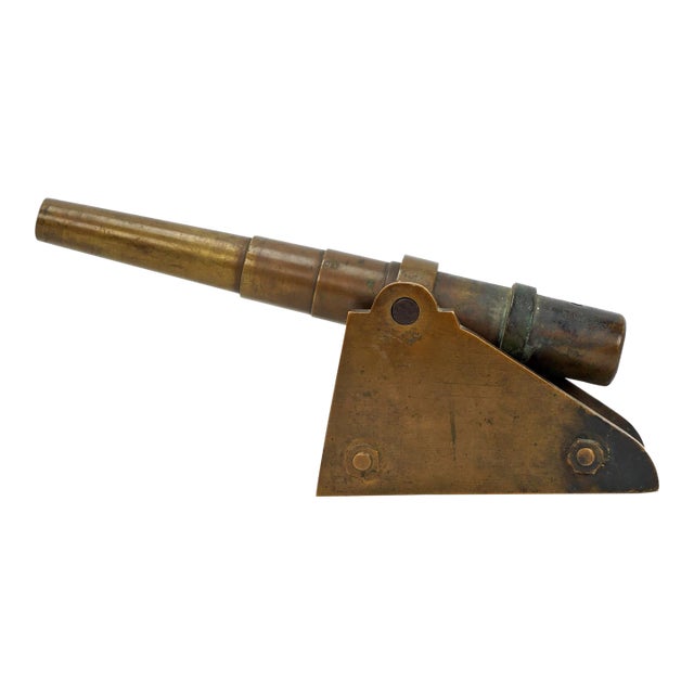 Antique 8-Inch Bronze Signal Salute Cannon For Sale