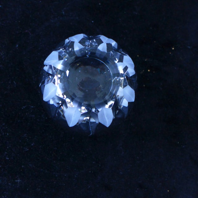 Glass Cut Crystal Candy Bowl For Sale - Image 7 of 7