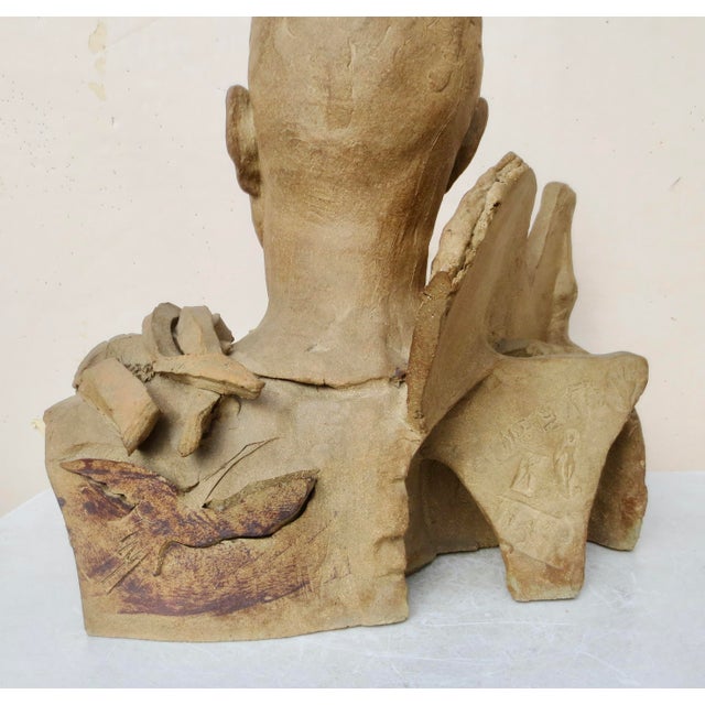 Mary Frank (British, 1933-). Major British figure in mid-century sculpture, working in clay. This is an early work from a...