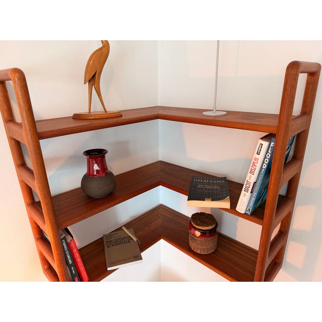 Danish Teak Corner Shelf from Dyrlund, 1960s For Sale - Image 10 of 13