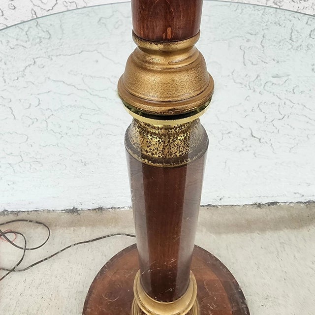 Vintage Floor Lamp With Table For Sale - Image 9 of 14