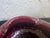 Ruby Red Large Handblown Ruby Red Controlled Bubble Glass Ashtray / Art Glass Catchall Bowl For Sale - Image 8 of 8
