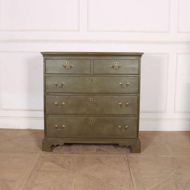 English Painted Chest of Drawers, 1810s For Sale - Image 11 of 11
