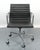 Traditional Late 20th Century Eames Style Black Leather Herman Miller Aluminum Group Chair For Sale - Image 3 of 15