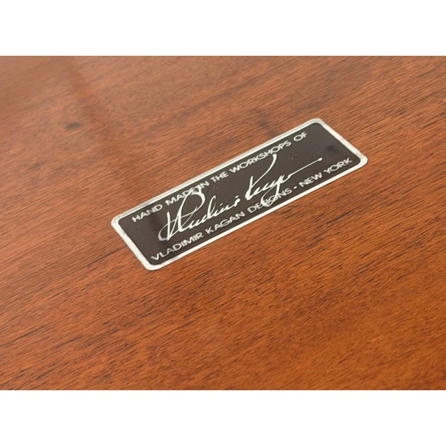 Rare Rosewood & Lucite Tic-Tac-Toe Expandable Coffee Table by Vladimir Kagan For Sale - Image 9 of 11