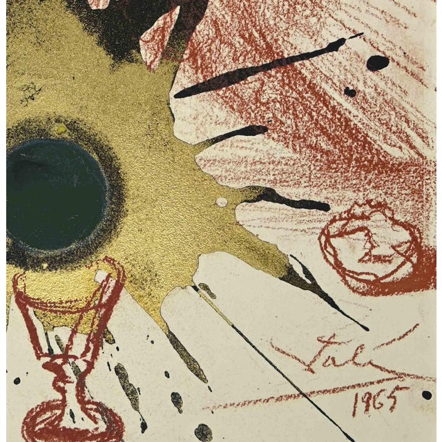 The Blood of the New Covenant is a Color lithograph on heavy rag paper realized in 1964. It is part of Biblia Sacra...