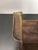 1920s Art Deco Wabi Sabi Colonial Rattan and Faux Leather Oil Cloth Armchair, 1920s For Sale - Image 5 of 18