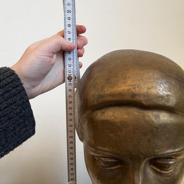 Robert Delnest, Woman's Bust, 1961, Bronze For Sale - Image 10 of 18