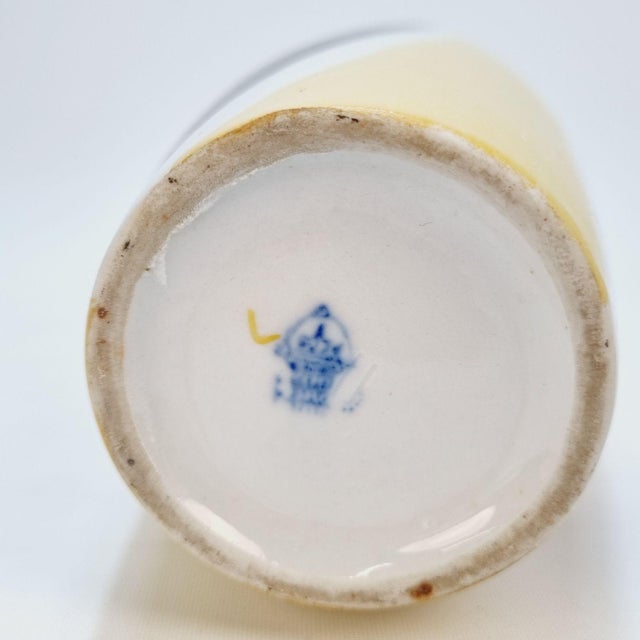 Vintage Art Deco Zsolnay Porcelain Vase by János Török, 1960s For Sale - Image 11 of 12