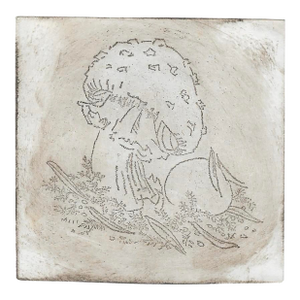 1974 Amanita Mushroom Etching by John Bradley