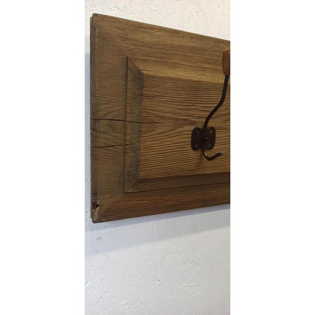 Rustic Style Wooden Hanger, 1950s For Sale - Image 14 of 16