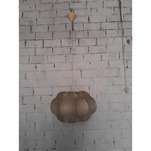 Beige Cocoon Pendant from Flos, 1970s For Sale - Image 8 of 11
