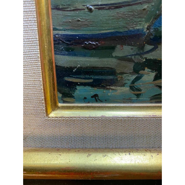 Guillaume Roger, Boats, Oil on Wood For Sale - Image 4 of 9