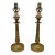 Early 19th Century Charles X Chiseled Gilt Bronze Candlestick Lamps Attributed Claude Galle - a Pair For Sale