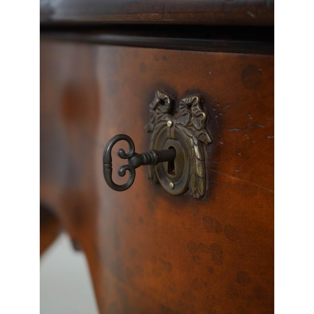 1980s Baker Milling Road Continental Serpentine Console Table For Sale - Image 5 of 18