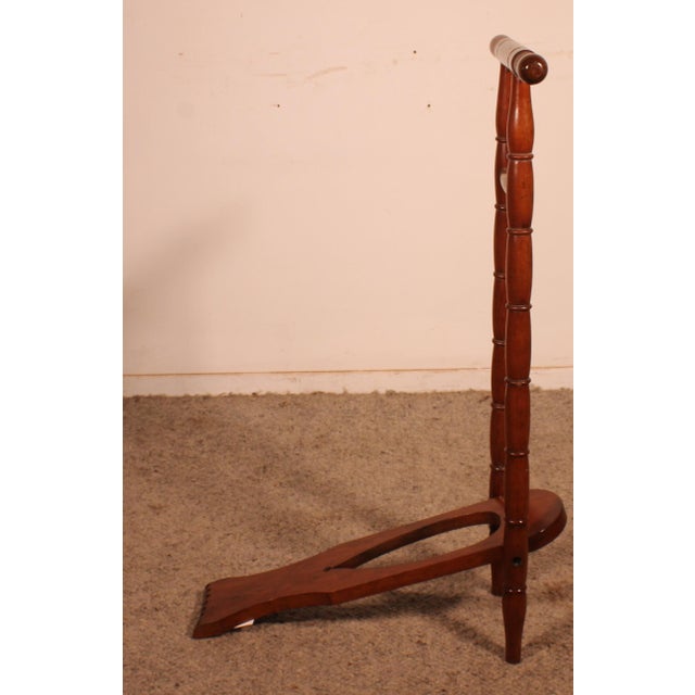 Tan Antique Mahogany Boot Jack, 1800s For Sale - Image 8 of 12