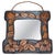 Antique French Art Nouveau Floral Carved Wall Mirror For Sale - Image 9 of 9