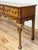 Vintage Queen Anne Style Extended Length Console Table For Sale - Image 9 of 12