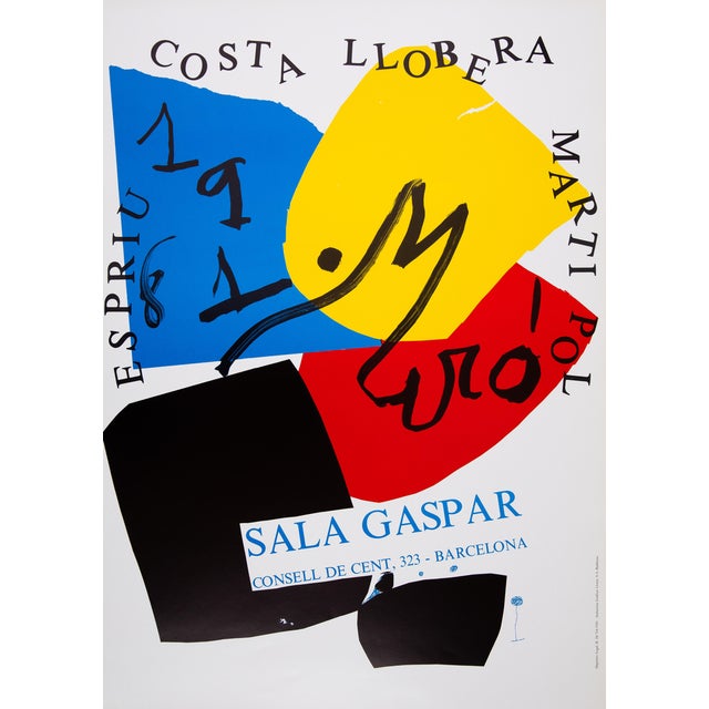 Original Costa Llobera Poster by Joan Miró For Sale