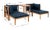 Ronson 5 Piece Sectional Set - Natural/Navy For Sale In Philadelphia - Image 6 of 12