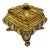 Vintage Gold Gilt Clawfoot Treasure Box For Sale