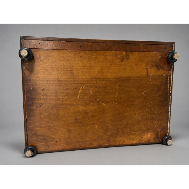 Brown Venetian Renaissance Revival Carved Walnut Bible Casket With Lion of Saint Mark For Sale - Image 8 of 9