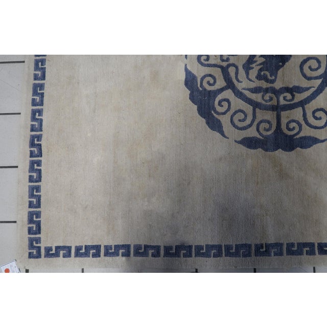 Textile 1970s Handmade Vintage Tibetan Khaden Rug 4.8' X 6.1' (147cm X 187cm) For Sale - Image 7 of 13