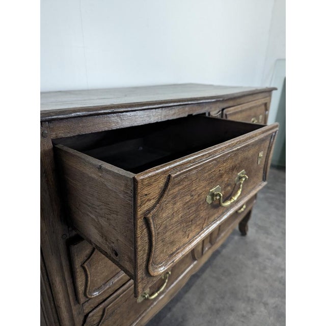 Antique Provincial Oak Chest of Drawers, 1700s For Sale - Image 5 of 16
