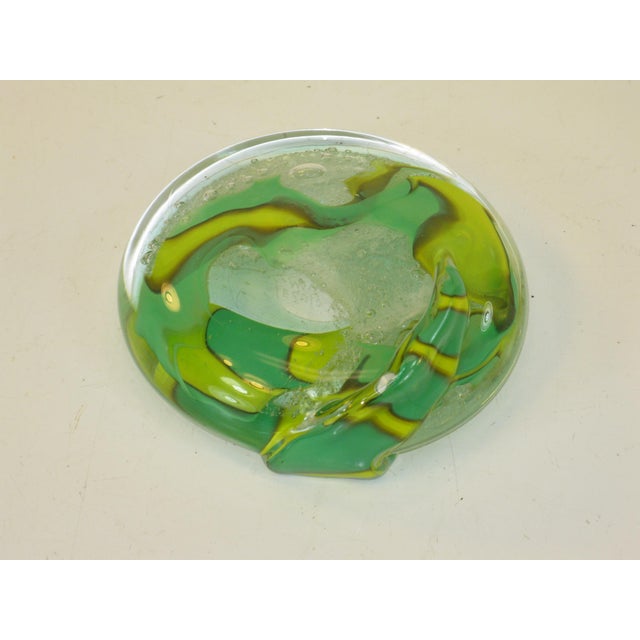 Murano Late 20th Century Paperweight Murano Art Glass Signed: Seguso Mouth Blown Hand Crafted For Sale - Image 4 of 18