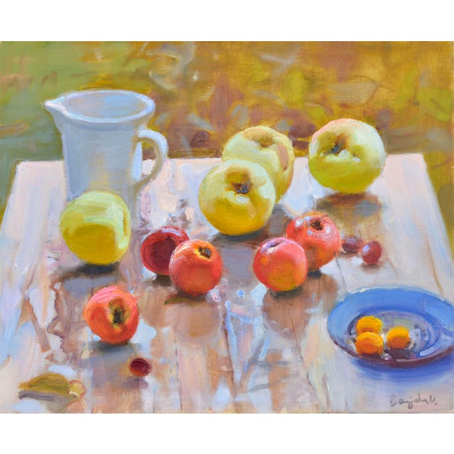 Early 21st Century Valery Bayda, Apple Time, 2023, Oil Painting on Canvas For Sale - Image 5 of 5