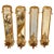 19th Century Set of Four 19th Century Rococo Giltwood Mirrored Sconces For Sale - Image 5 of 5