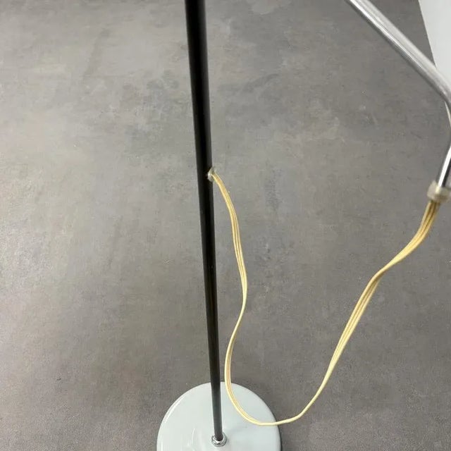 White Mid-Century Modern Floor Lamp from Zukov, 1960s For Sale - Image 8 of 13