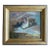 2024 Listed British Artist Oil Painting of Clouds on Winchester Beach, Custom Framed For Sale