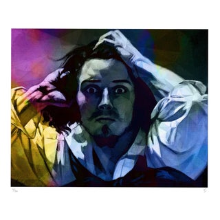 Vincent Sabatier, The Desperate Man, Courbet, 2019, Serigraph For Sale