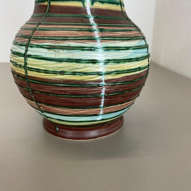 Fat Lava Pottery Vase by Bay Ceramics, Germany, 1970s For Sale - Image 16 of 18