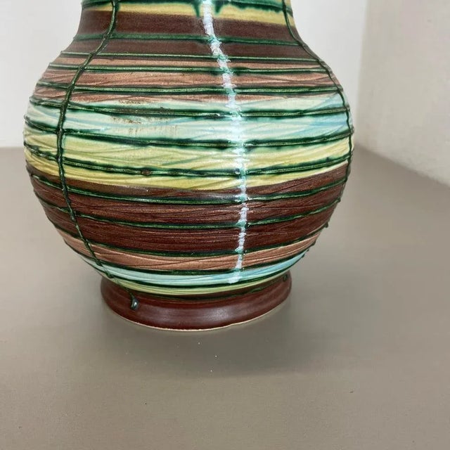 Fat Lava Pottery Vase from Bay Ceramics, Germany, 1970s For Sale - Image 16 of 18