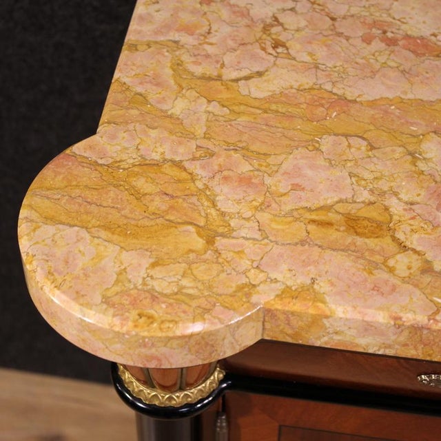 Wood Vintage Italian Bedside Tables, 1980, Set of 2 For Sale - Image 7 of 13