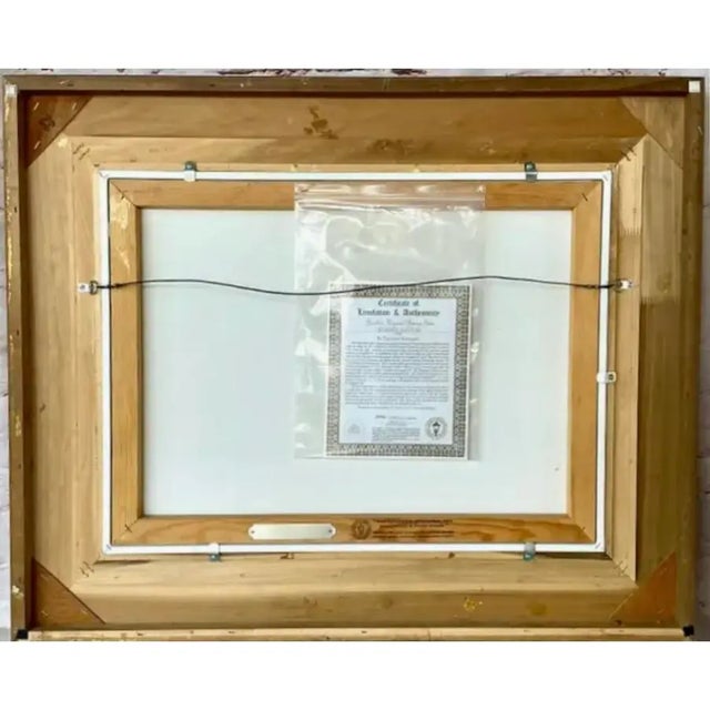 Thomas Kinkade "Gardens Beyond Spring Gate" on Canvas For Sale - Image 9 of 15