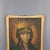 Madonna Icon, Tempera Painting on Masonite, 1940s, Framed For Sale - Image 3 of 13